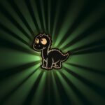 Bērnu naktslampiņa - Dinozaurs