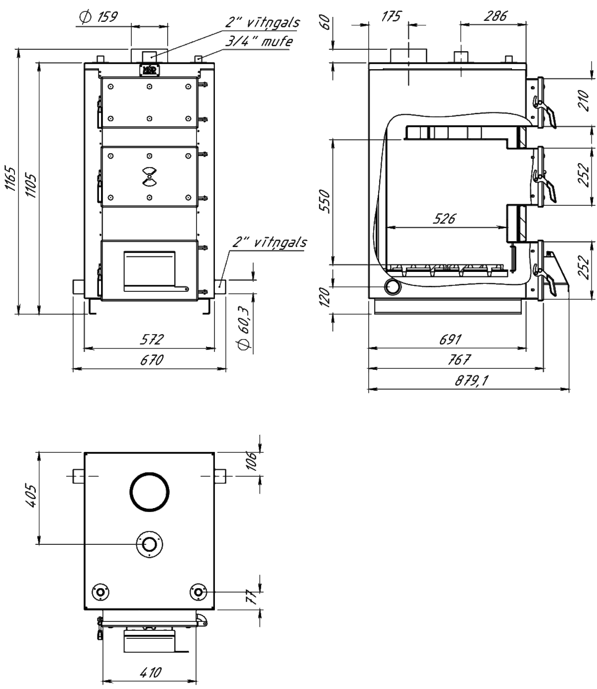 Malkas apkures katls MK-40 - Attēls 5