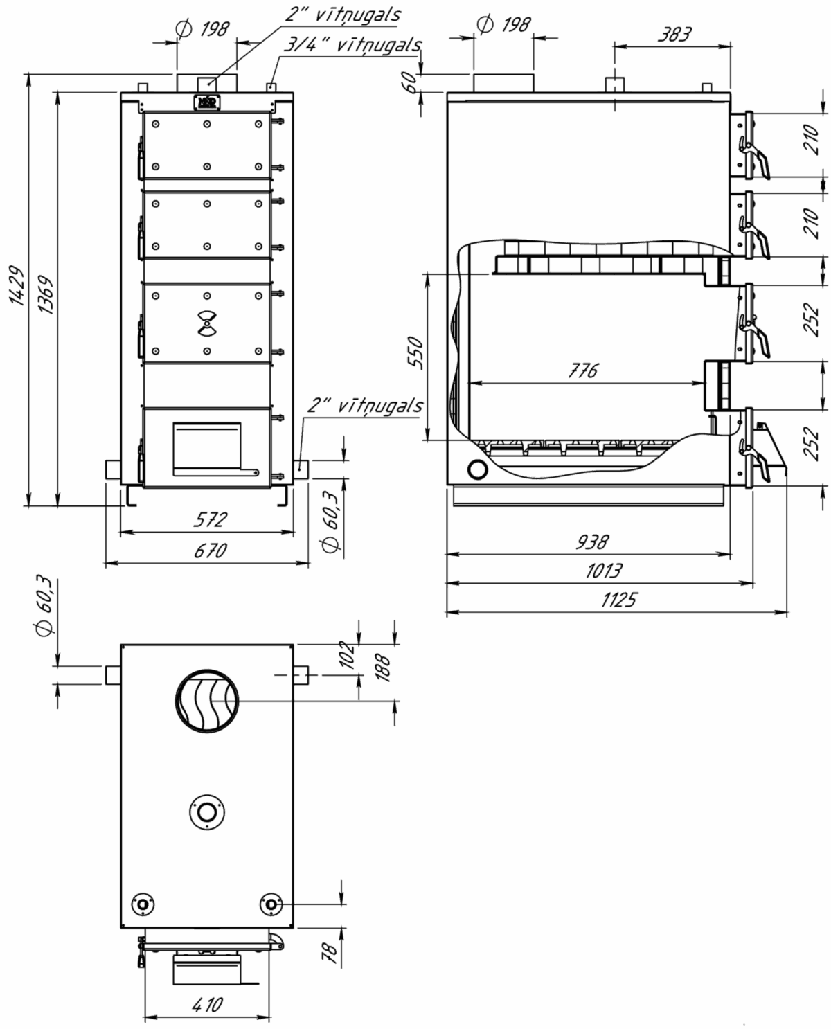 Malkas apkures katls MK-75P - Attēls 5