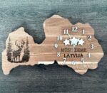Ekskluzīvs sienas pulkstenis – Latvijas kontūrā - Attēls 2